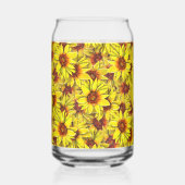 Sunflower Drinking Glass Blikvorm Glas (Voorkant)