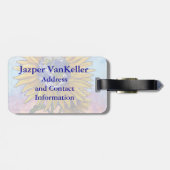 Sunflower Earth Art Bagagelabel (Achterkant horizontaal)