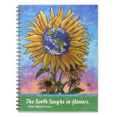 Sunflower Earth Art Notitieboek (Voorkant)