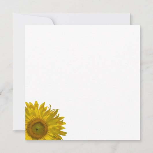 Sunflower Edge-service Kaart (Achterkant)