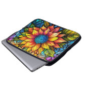 Sunflower Electronics Bag Laptop Sleeve (Voorkant onderkant)