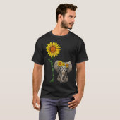 Sunflower Elephant Gift TShirt (Devant entier)