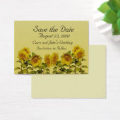 Sunflower Enregistrer la carte Date (Bureau)