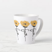 Sunflower Faith Mug Latte Mok (Rechterhoek)
