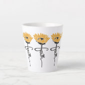 Sunflower Faith Mug Latte Mok (Voorkant)