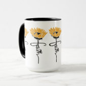 Sunflower Faith Mug Mok (Voorkant links)