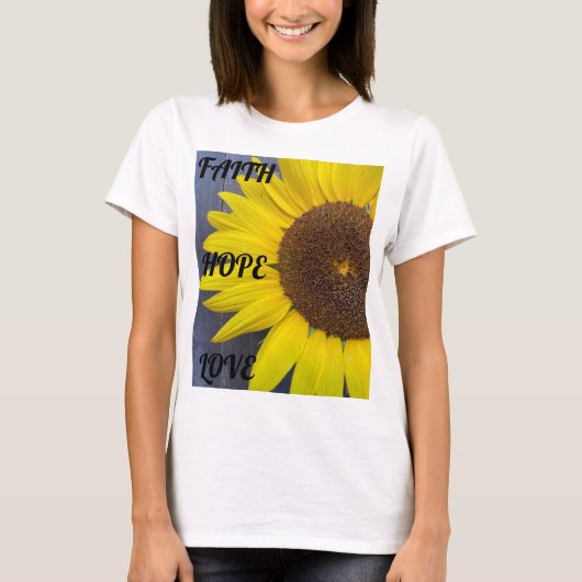 Sunflower Faith shirt (Voorkant)