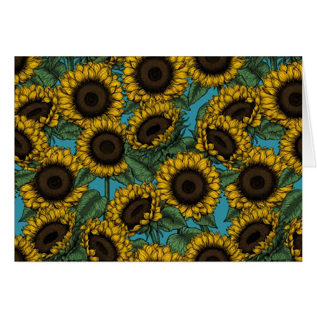 Sunflower field (Voorkant Horizontaal)
