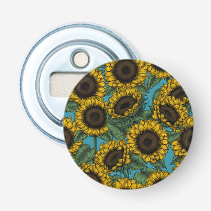 Sunflower field button flesopener