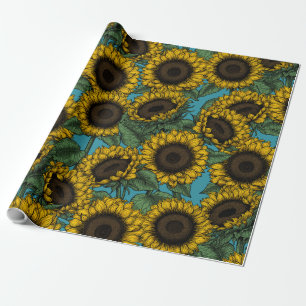 Sunflower field cadeaupapier