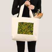 Sunflower field grote tote bag (Voorkant (product))