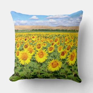 Sunflower field kussen