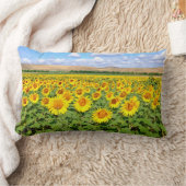 Sunflower field kussen (Deken)