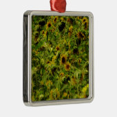 Sunflower field metalen ornament (Rechts)