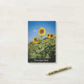 Sunflower field post-it® notes (Op bureau)