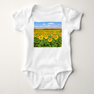 Sunflower field romper