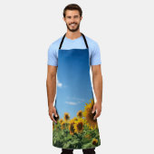 Sunflower field schort (Gedragen)