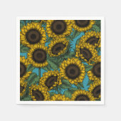 Sunflower field servet (Voorkant)