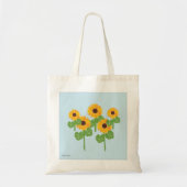 Sunflower fields Tote Bag (Devant)