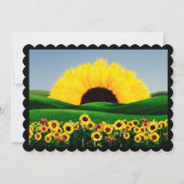 SUNFLOWER Flat Holiday Kaart (Voorkant)