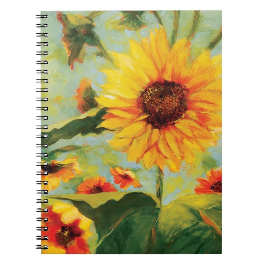 Sunflower Floral Journal Notitieboek (Voorkant)