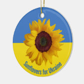 Sunflower for Ukraine Design Ornament (Links)