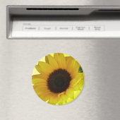 Sunflower Fridge Magnet Cadeau Fleur gaie (In Situ (Lave-vaisselle))