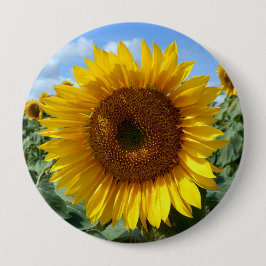 Sunflower Giant Badge Ronde Button 4,0 Cm