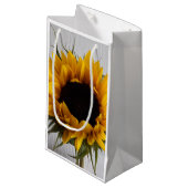 Sunflower Gift Bag Klein Cadeauzakje (Voorkant Gekanteld)