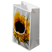 Sunflower Gift Bag Klein Cadeauzakje (Achterkant Gekanteld)