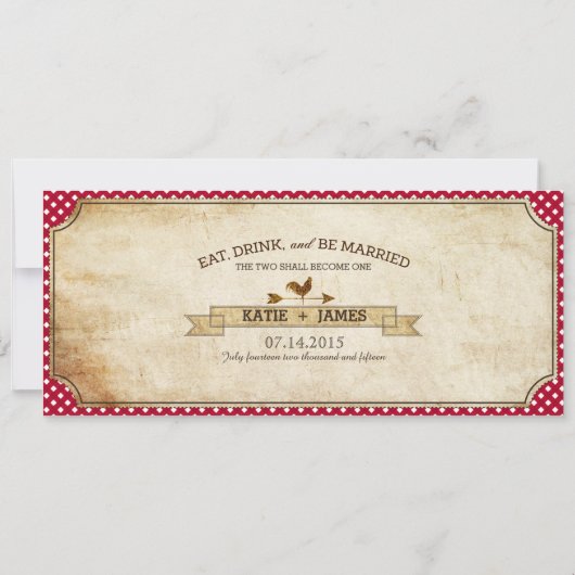 Sunflower Gingham Check Country Picnic Weddenschap Kaart (Achterkant)