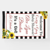 Sunflower Girl Banner (Horizontaal)