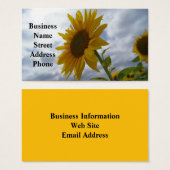 Sunflower Glory Business Card Visitekaartje (Voorkant /achterkant)