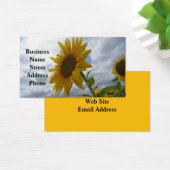 Sunflower Glory Business Card Visitekaartje (Bureau)