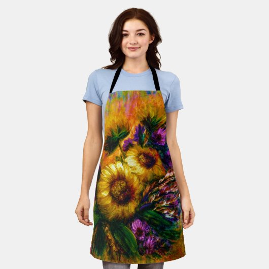 "Sunflower Glow" Schort (Gedragen)