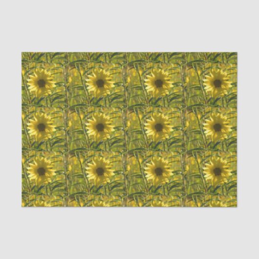 Sunflower Glow Tissue Papier (Voorkant)