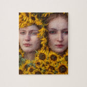 Sunflower Goddesses Jigzaag Puzzle Legpuzzel (Verticaal)