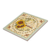 Sunflower Grandma Tegeltje (Zijkant)