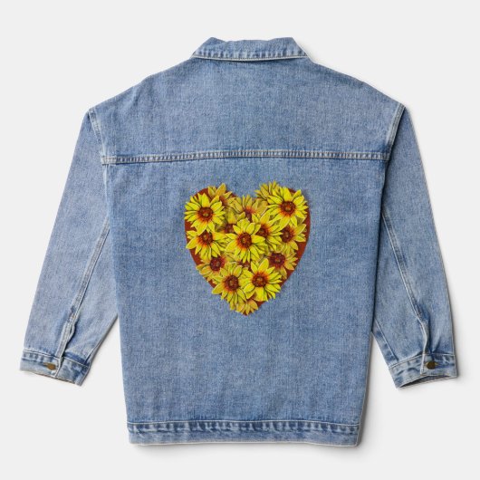 Sunflower Heart Jacket (Achterkant)