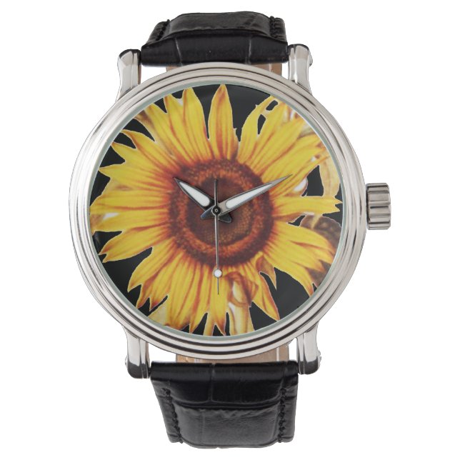 SUNFLOWER HORLOGE (Voorkant)
