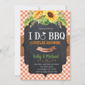 Sunflower I DO bbq invitation (Devant)