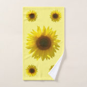 Sunflower jaune (Serviette à main)