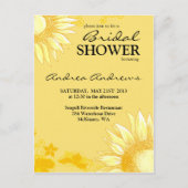 Sunflower Jaune Classy & Fun Invitation Fête des m (Devant)