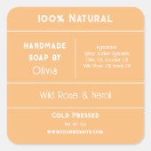 Sunflower jaune | Étiquettes de produits contenant (Devant)