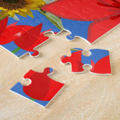 Sunflower Jigzaag Puzzle Legpuzzel (Zijkant)
