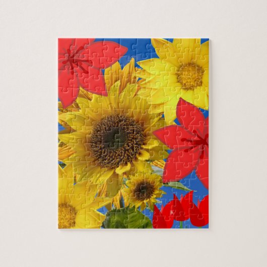 Sunflower Jigzaag Puzzle Legpuzzel (Verticaal)