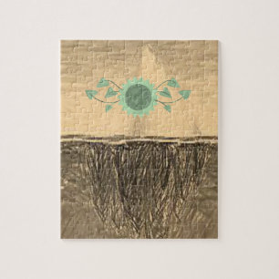 Sunflower Jigzaag Puzzle Legpuzzel