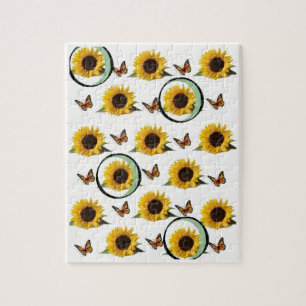 Sunflower Jigzaag Puzzle Legpuzzel