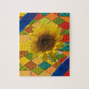 Sunflower Jigzaag Puzzle Legpuzzel