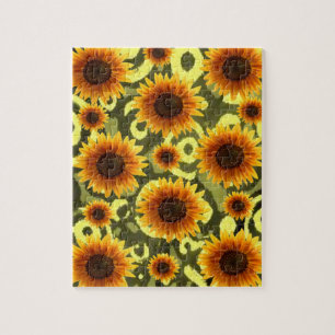 Sunflower Jigzaag Puzzle Legpuzzel